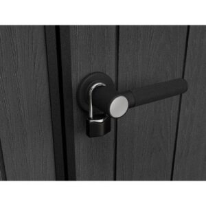 Keter 7x 7 Cortina Heavy Duty Plastic Pent Shed – Dark Grey