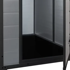 Klikstrom Senner 6×4 ft Pent Grey Shed with floor & 1 window