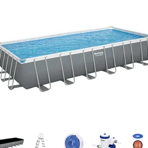 Bestway 24ft Power Steel Above Ground Swimming Pool, Frame Swimming Pool