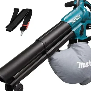 Makita DUB187Z 18V LXT Brushless Cordless Leaf Blower Vacuum + Bag + T Nozzle +